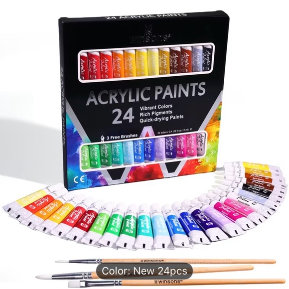 Winsons Other - Winsons 24 Color Acrylic Paint [New]